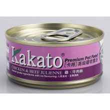 KAKATO 罐頭(雞+牛肉絲) 170G